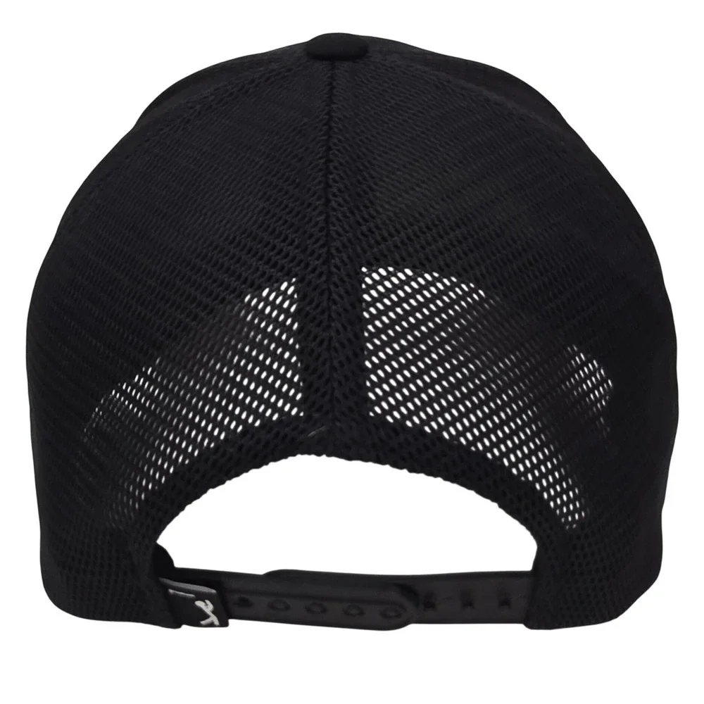 Bogey Bros Natural Slice Trucker‎ Hat Golf Cap Black Flexfit 110 Snapback OSFA